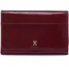 Hobo Jill Leather Trifold Wallet In Winterberry