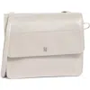 Hobo Jill Leather Wallet Crossbody Bag In Light Grey