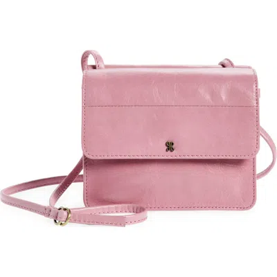 Hobo Jill Leather Wallet Crossbody Bag In Lilac Rose