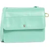 Hobo Jill Leather Wallet Crossbody Bag In Blue