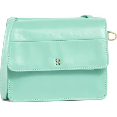 Hobo Jill Leather Wallet Crossbody Bag In Blue