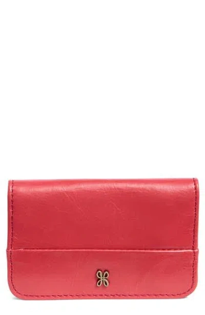 Hobo Jill Mini Card Case In Red