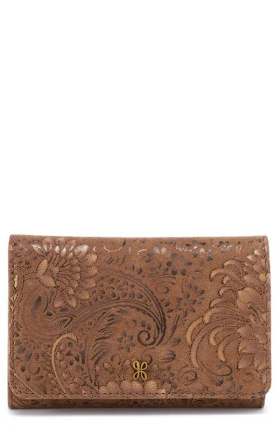 Hobo Jill Trifold Wallet In Brown