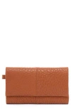 Hobo Keen Leather Continental Wallet In Brown