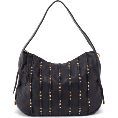 Hobo Kori Stud Detail Leather  Bag In Black