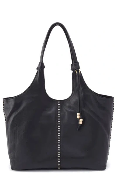 Hobo La Jolla Leather Tote In Black
