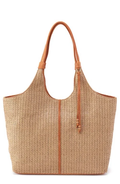 Hobo La Jolla Straw & Leather Tote