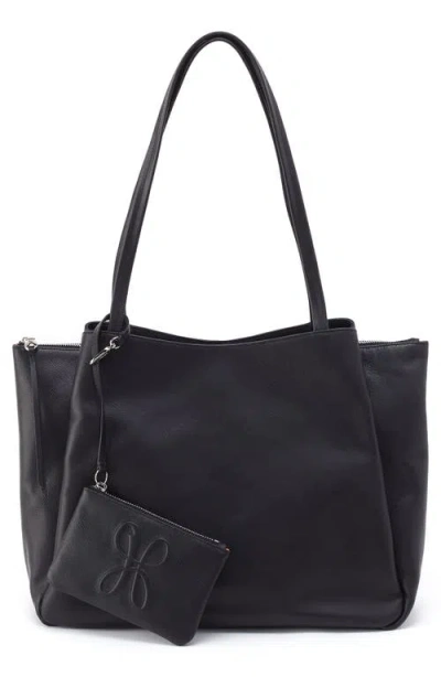 Hobo Large Essential Leather Tote In Black
