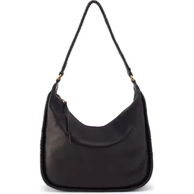 Hobo Large Mia Crescent Leather  In Black