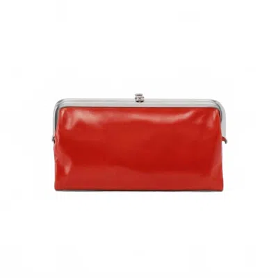 Hobo Lauren Clutch - Wallet In Grenadine In Red