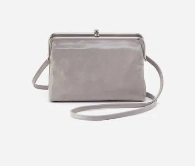 Hobo Lauren Clutch Crossbody Bag In Light Grey