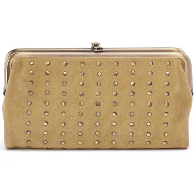 Hobo Lauren Leather Double Frame Clutch In Brown