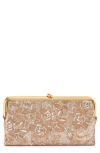 Hobo Lauren Leather Double Frame Clutch In Gilded Petals