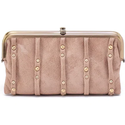 Hobo Lauren Stud Detail Clutch In Brown