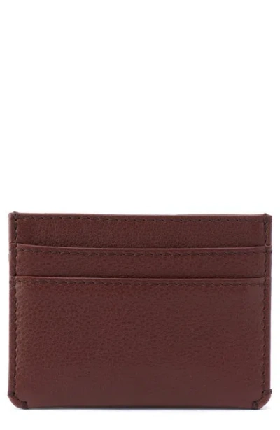 Hobo Leather Card Case In Brown