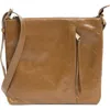 Hobo Leather Crossbody Bag In Mink