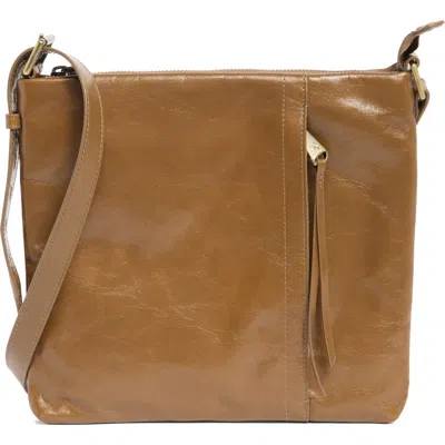 Hobo Leather Crossbody Bag In Mink