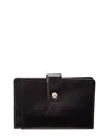 Hobo Leather Passport Case In Black
