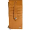 Hobo Linn Leather Wallet In Honey