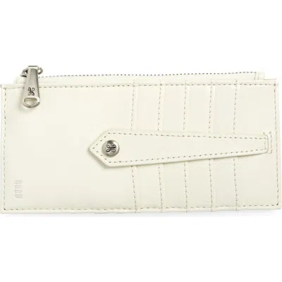 Hobo Linn Leather Wallet In Latte