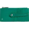 Hobo Linn Leather Wallet In Peacock