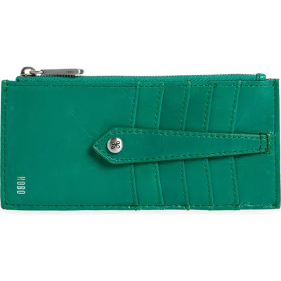 Hobo Linn Leather Wallet In Peacock