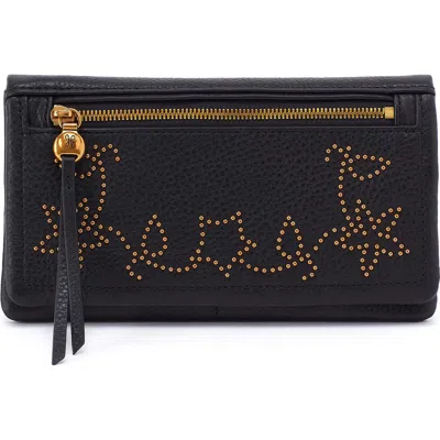 Hobo Lumen Leather Bifold Wallet In Black