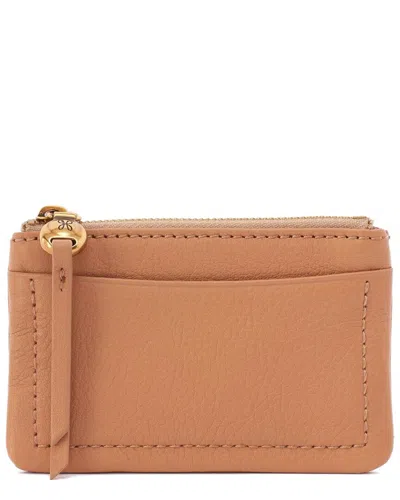 Hobo Lumen Leather Card Case In Brown