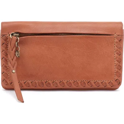 Hobo Lumen Leather Continental Bifold Wallet In Brown