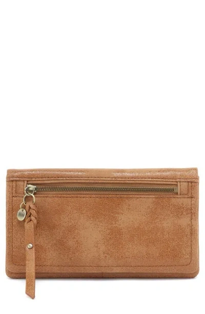 Hobo Lumen Leather Continental Bifold Wallet In Brown