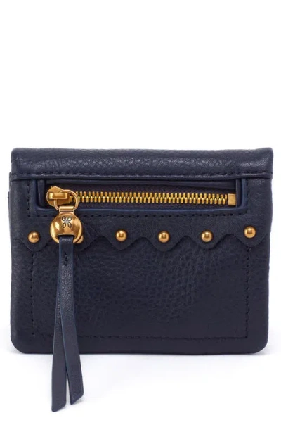 Hobo Lumen Mini Leather Wallet In Black