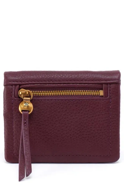 Hobo Lumen Mini Wallet In Burgundy