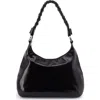 Hobo Madison Leather Shoulder Bag In Black