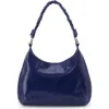 Hobo Madison Leather Shoulder Bag In Blue
