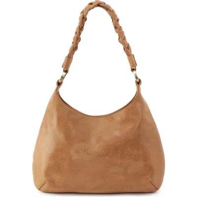 Hobo Madison Leather Shoulder Bag In Brown