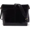 Hobo Medium Romy Leather Crossbody Bag In Black