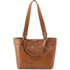 Hobo Medium Romy Leather Tote In Truffle