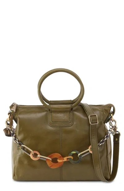 Hobo Medium Sheila Leather Satchel In Green