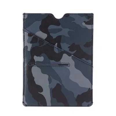Hobo Men's Passport Holder In Camo In Black