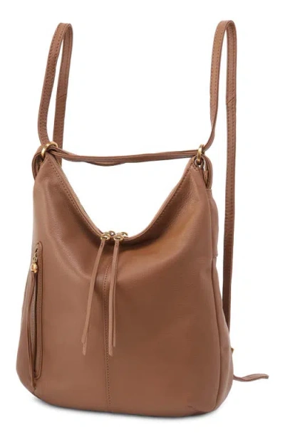 Hobo Merrin Leather Convertible Backpack In Brown