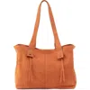 Hobo Mini Bonita Leather Messenger Bag In Marmalade