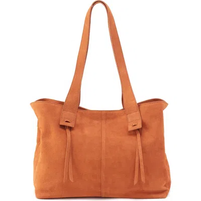 Hobo Mini Bonita Leather Messenger Bag In Marmalade