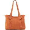 Hobo Mini Bonita Leather Messenger Bag In Orange