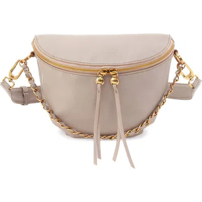 Hobo Miri Leather Belt Bag In Taupe