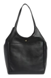 Hobo Native Leather Tote Bag In Black
