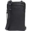 Hobo Nila Leather Phone Crossbody Bag In Black