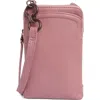 Hobo Nila Leather Phone Crossbody Bag In Mauve