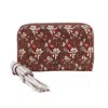 Hobo Nila Small Zip Around Wallet In Ditzy Floral In Multi