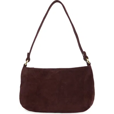 Hobo Pier Baguette Leather Bag In Espresso