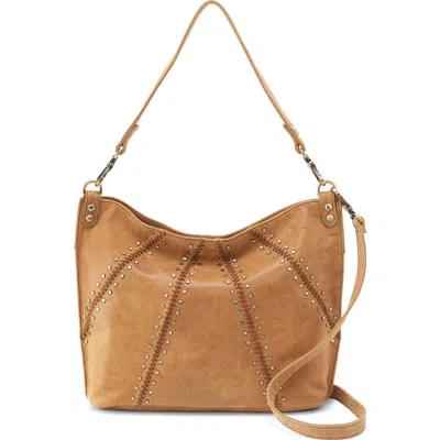 Hobo Pier Leather Shoulder Bag In Brown